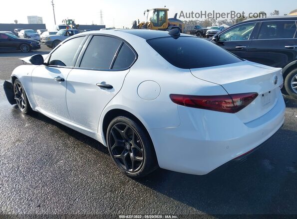 ZARFAMBN9N7660565 2022 ALFA ROMEO GIULIA White Задня ліва чверть