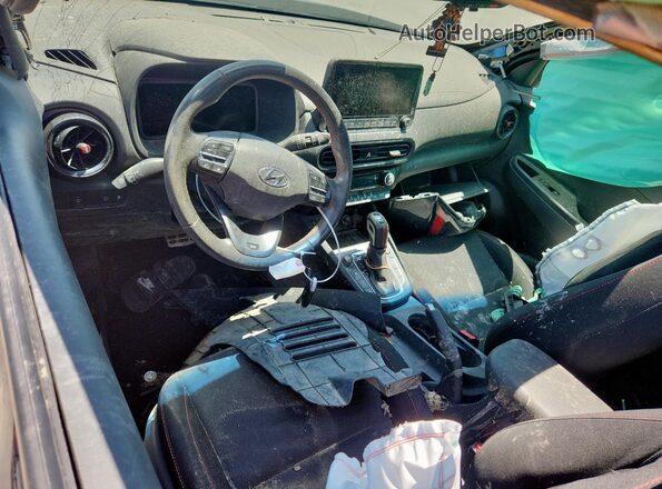 KM8K3CA34PU931772 2023 HYUNDAI KONA Gray 