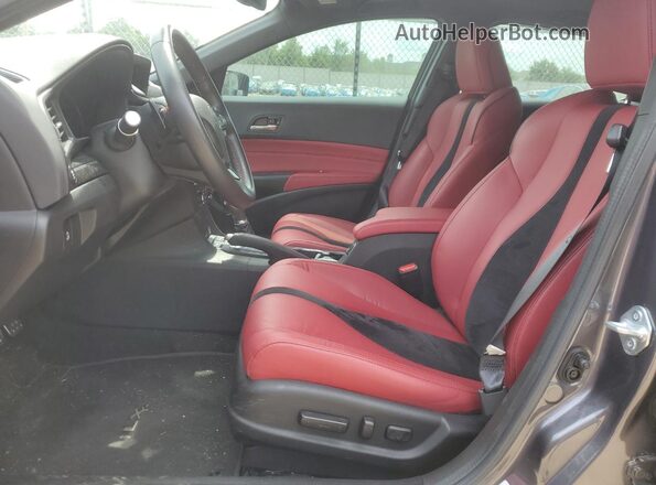 19UDE2F87NA007543 2022 ACURA ILX Gray Widok wnętrza z przodu