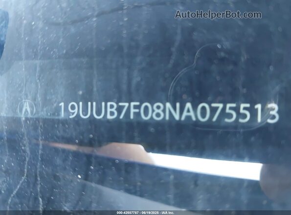 19UUB7F98PA001395 2023 ACURA TLX Blue Vista del compartimento del motor