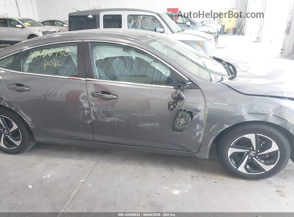 19XZE4F59ME011093 2021 HONDA INSIGHT Gray Widok z przodu