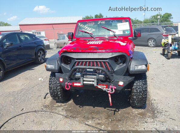 1C4HJXDG9KW649375 2019 JEEP WRANGLER UNLIMITED Red Instrument cluster view