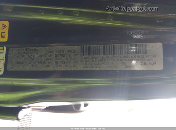1C4HJXDN0LW200151 2020 JEEP WRANGLER UNLIMITED Gray Widok komory silnika