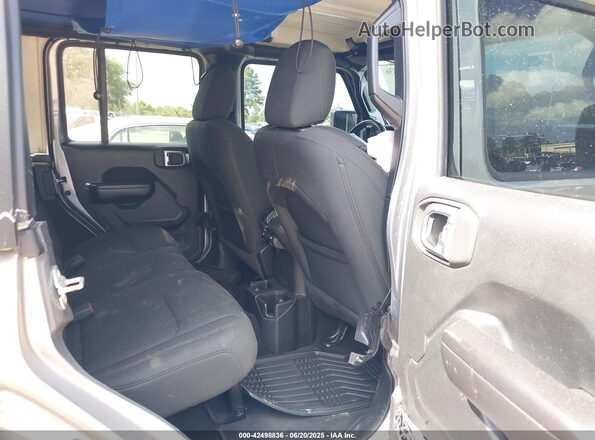 1C4HJXDNXMW527710 2021 JEEP WRANGLER UNLIMITED Silver Widok naklejki z numerem VIN
