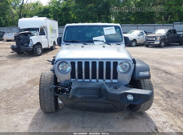 1C4HJXDNXMW527710 2021 JEEP WRANGLER UNLIMITED Silver Widok wnętrza z tyłu