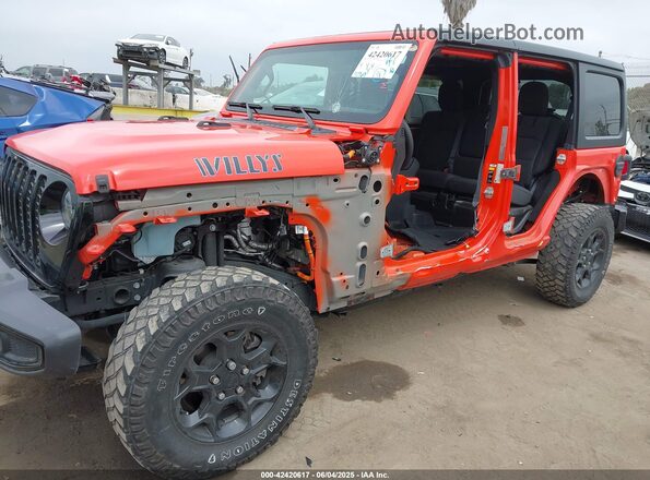 1C4JJXN60PW685289 2023 JEEP WRANGLER Orange წინა ხედი