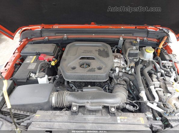 1C4JJXN60PW685289 2023 JEEP WRANGLER Orange უკანა ხედი