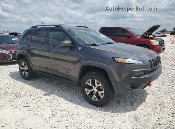 1C4PJMBX9JD609465 2018 JEEP CHEROKEE Угольный Передняя правая четверть