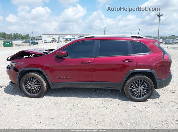 1C4PJMCBXMD170638 2021 JEEP CHEROKEE Maroon Սալոնի 360 աստիճան տեսք
