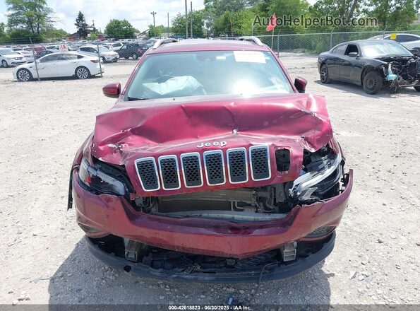 1C4PJMCBXMD170638 2021 JEEP CHEROKEE Maroon Սարքավորումների վահանակի տեսք