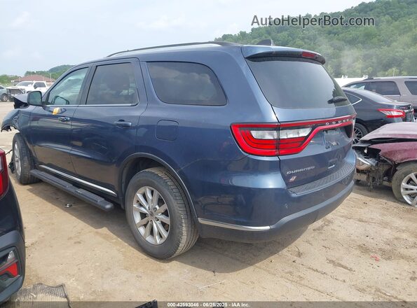 1C4RDJAG1LC412461 2020 DODGE DURANGO Синий Задняя левая четверть