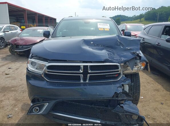 1C4RDJAG1LC412461 2020 DODGE DURANGO Синий Вид щитка приборов