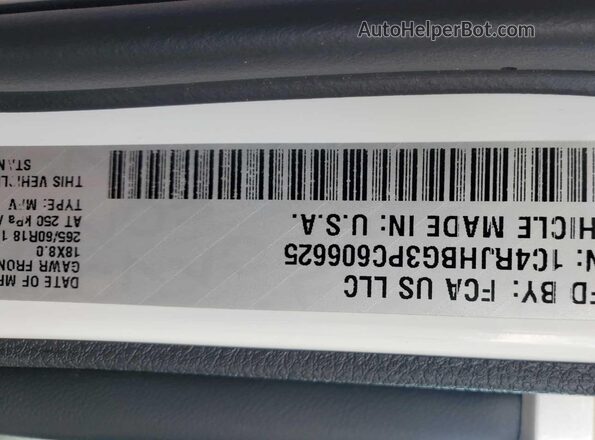 1C4RJHBG3PC606625 2023 JEEP GRAND CHEROKEE  