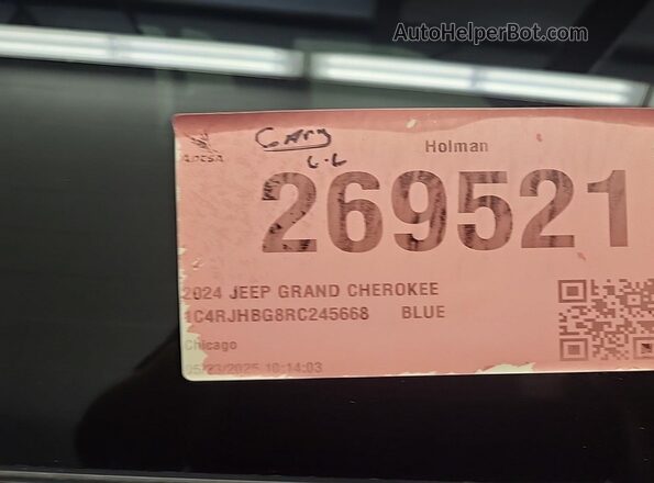 1C4RJHBG8RC245668 2024 JEEP GRAND CHEROKEE  