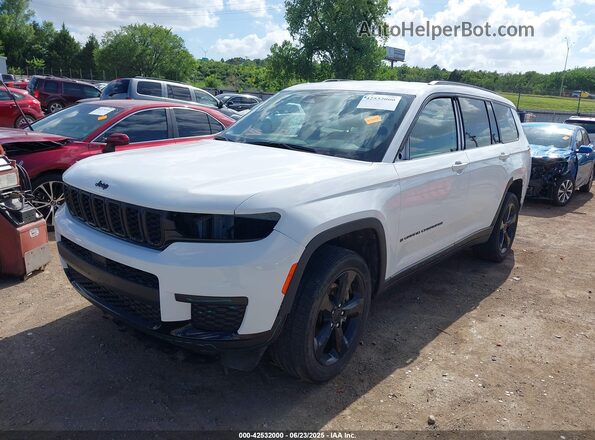 1C4RJKAG6P8870861 2023 JEEP GRAND CHEROKEE L White Vista tres cuartos delantera izquierda