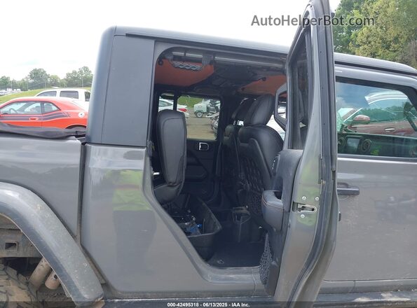 1C6JJTEG0ML582881 2021 JEEP GLADIATOR Gray Vista de la etiqueta del VIN