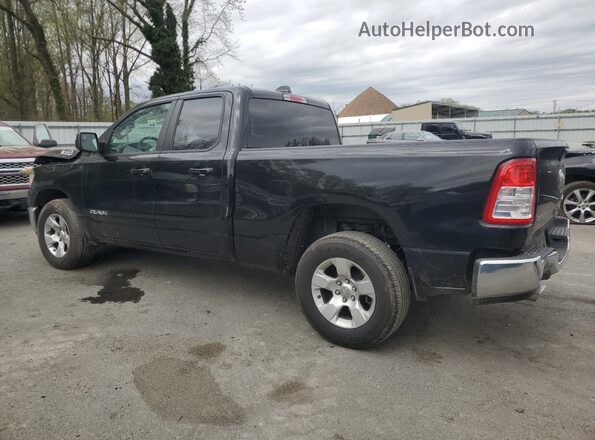1C6SRFBT2MN672652 2021 RAM 1500 Black Trasero izquierdo