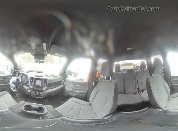 1C6SRFBT2MN672652 2021 RAM 1500 Black Vista de la etiqueta del VIN