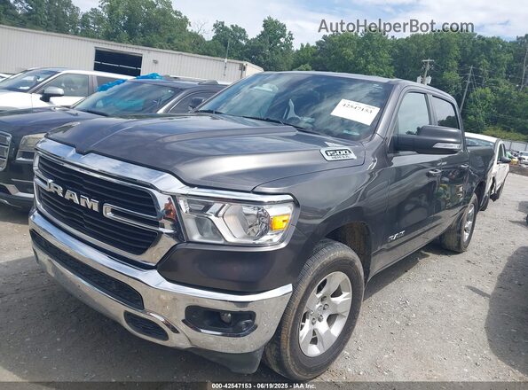 1C6SRFFT1MN632606 2021 RAM 1500 Gray Առջևի ձախ երեք քառորդ տեսարան