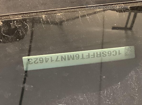 1C6SRFFT6MN714623 2021 RAM 1500  