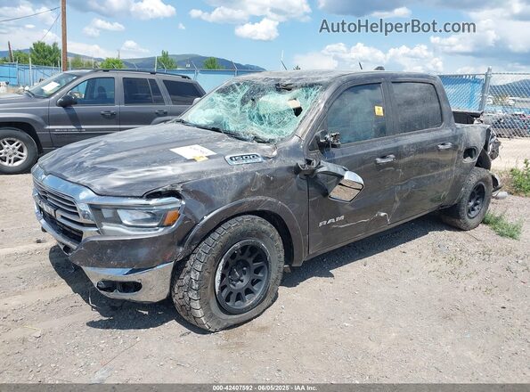 1C6SRFJT1MN805824 2021 RAM 1500 Black წინა მარცხენა ხედი სამი მეოთხედიდან