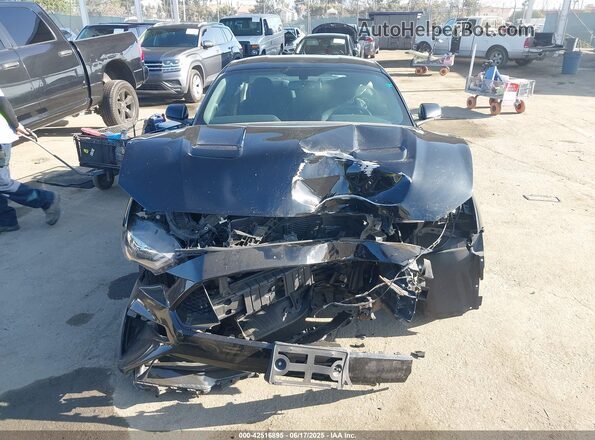 1FA6P8CF5L5167553 2020 FORD MUSTANG Черный Вид задней части салона