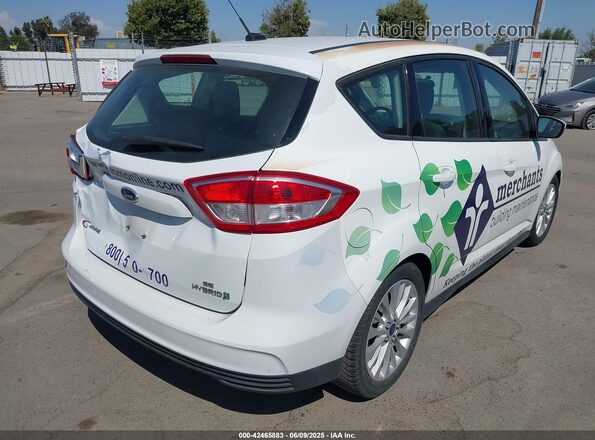 1FADP5AU4JL100975 2018 FORD C-MAX HYBRID White უკანა მარჯვენა