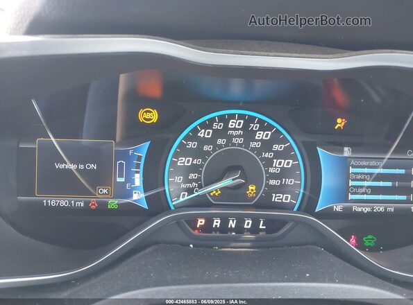 1FADP5AU4JL100975 2018 FORD C-MAX HYBRID White უკანა სავარძლების ხედი