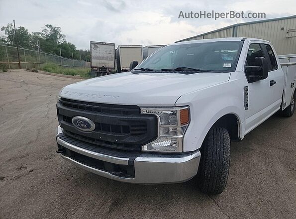 1FD7X2A62MED73022 2021 FORD SUPER DUTY F-250 White Vista de la etiqueta del VIN