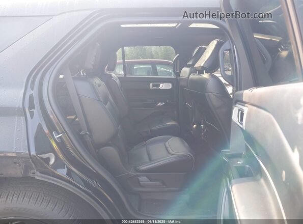 1FM5K8GC4MGC27666 2021 FORD FORD EXPLORER Black Widok naklejki z numerem VIN