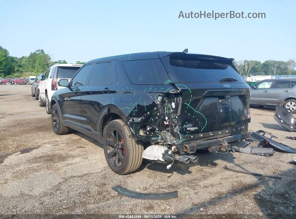 1FM5K8GC4MGC27666 2021 FORD FORD EXPLORER Black Widok z przodu