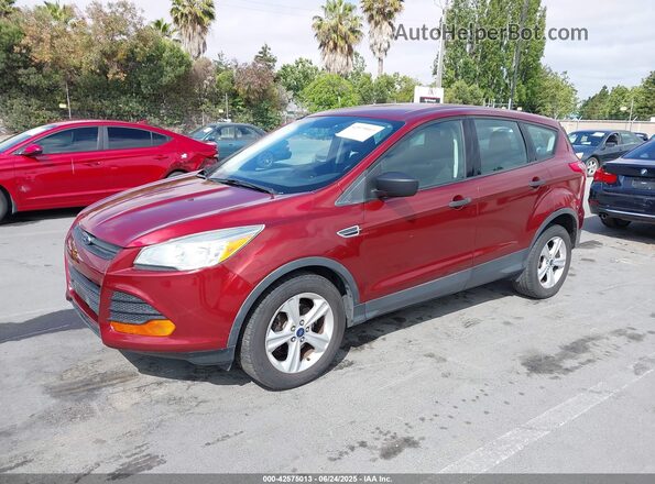 1FMCU0F79GUC48820 2016 FORD ESCAPE Red Przód lewy