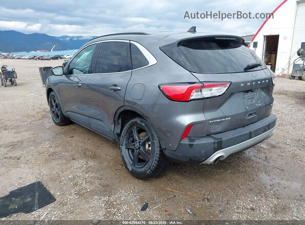 1FMCU9DZXMUB02575 2021 FORD ESCAPE Gray Front view