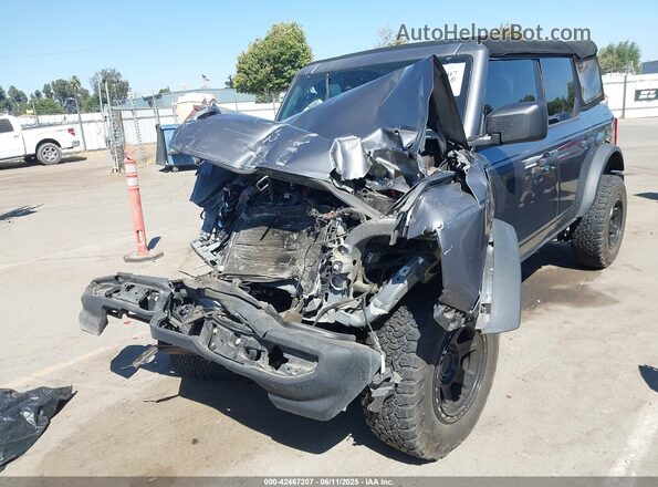 1FMDE5BH9MLB00617 2021 FORD BRONCO Gray Դիմացի տեսք