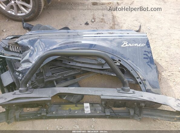 1FMEE5DP7MLA91974 2021 FORD BRONCO Blue Widok zestawu wskaźników