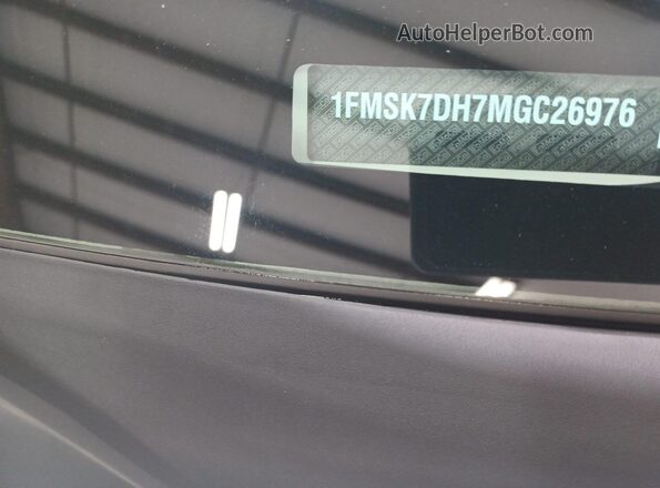1FMSK7DH7MGC26976 2021 FORD FORD EXPLORER  Առջևի ձախ երեք քառորդ տեսարան