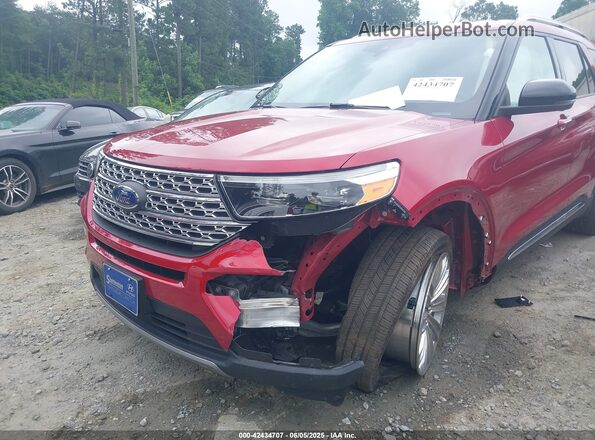 1FMSK7FH2MGA22728 2021 FORD FORD EXPLORER Red Widok z przodu