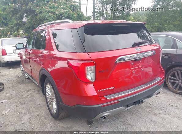 1FMSK7FH2MGA22728 2021 FORD FORD EXPLORER Red Tył lewy