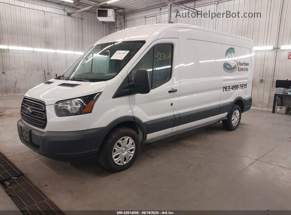 1FTBW2CG0GKB14140 2016 FORD TRANSIT-350 White წინა მარცხენა ხედი სამი მეოთხედიდან