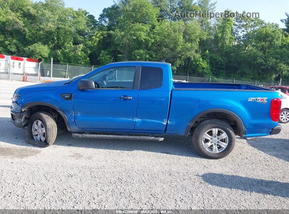 1FTER1FH2MLD00318 2021 FORD RANG Blue Սալոնի 360 աստիճան տեսք