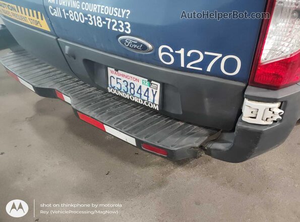 1FTYE1YM2GKB08796 2016 FORD TRANSIT-150  Widok naklejki z numerem VIN