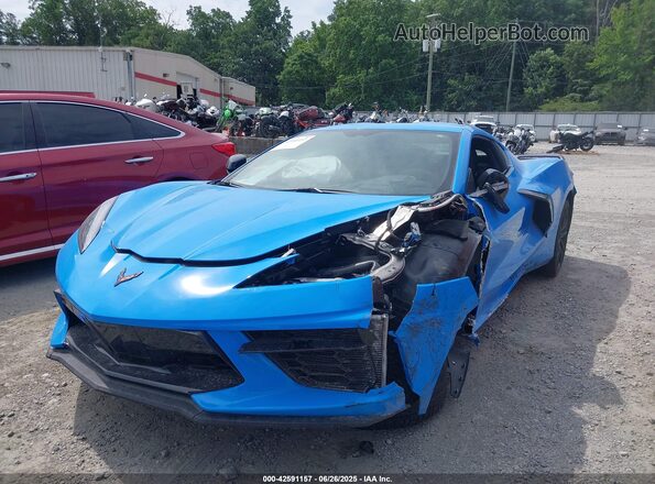 1G1YC2D41P5108183 2023 CHEVROLET CORVETTE Blue Передня ліва чверть