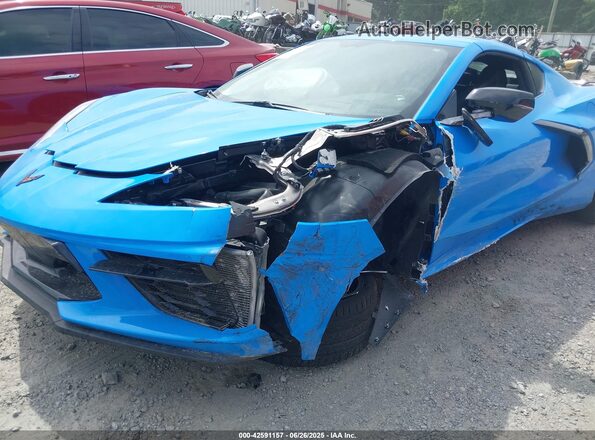 1G1YC2D41P5108183 2023 CHEVROLET CORVETTE Blue Вид спереду