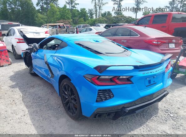 1G1YC2D41P5108183 2023 CHEVROLET CORVETTE Blue Вид задньої частини салону