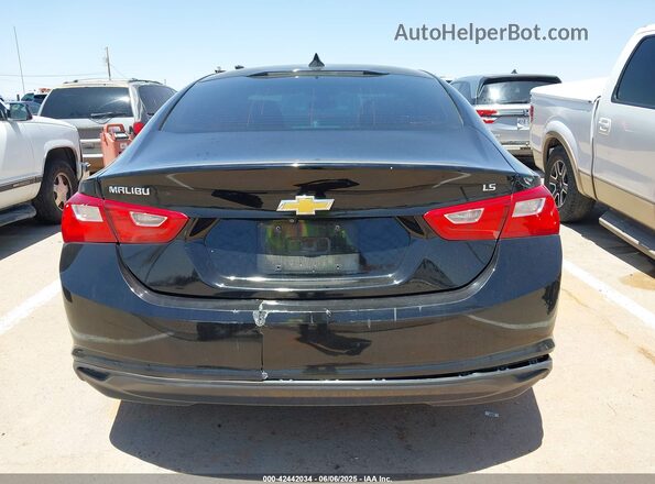 1G1ZB5ST1GF192020 2016 CHEVROLET MALIBU Black 