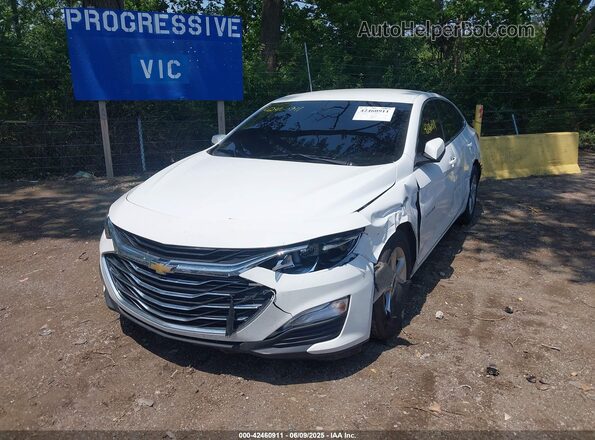 1G1ZC5ST3MF042922 2021 CHEVROLET MALIBU Белый Передняя левая четверть