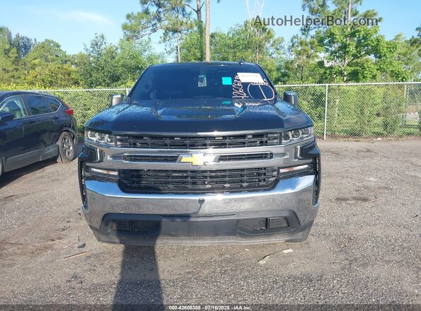 1GCPWCED5MZ388533 2021 CHEVROLET SILVERADO Black Widok wnętrza z tyłu