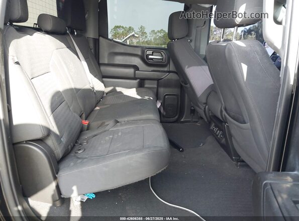 1GCPWCED5MZ388533 2021 CHEVROLET SILVERADO Black Widok naklejki z numerem VIN
