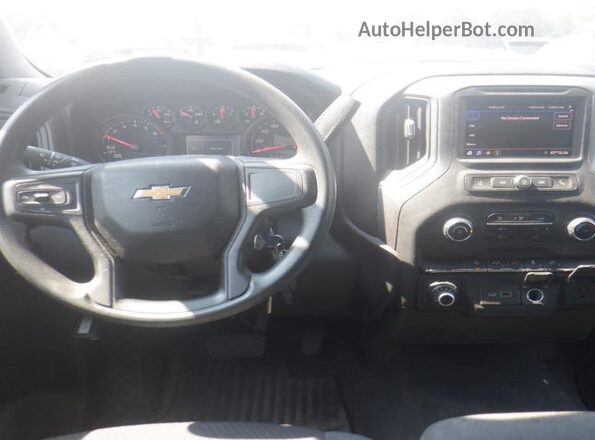 1GCPYBEK1MZ294183 2021 CHEVROLET SILVERADO  წინა პანელის ხედი