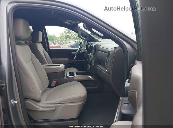 1GCUYEED2MZ337046 2021 CHEVROLET SILVERADO Gray Սալոնի դիմացի տեսք